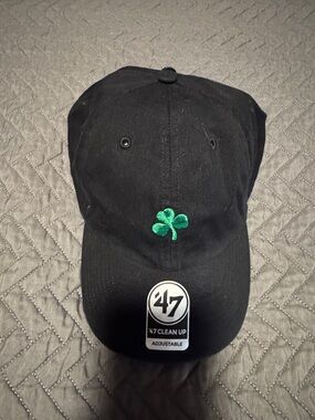 '47 Black Cap with Green Accent